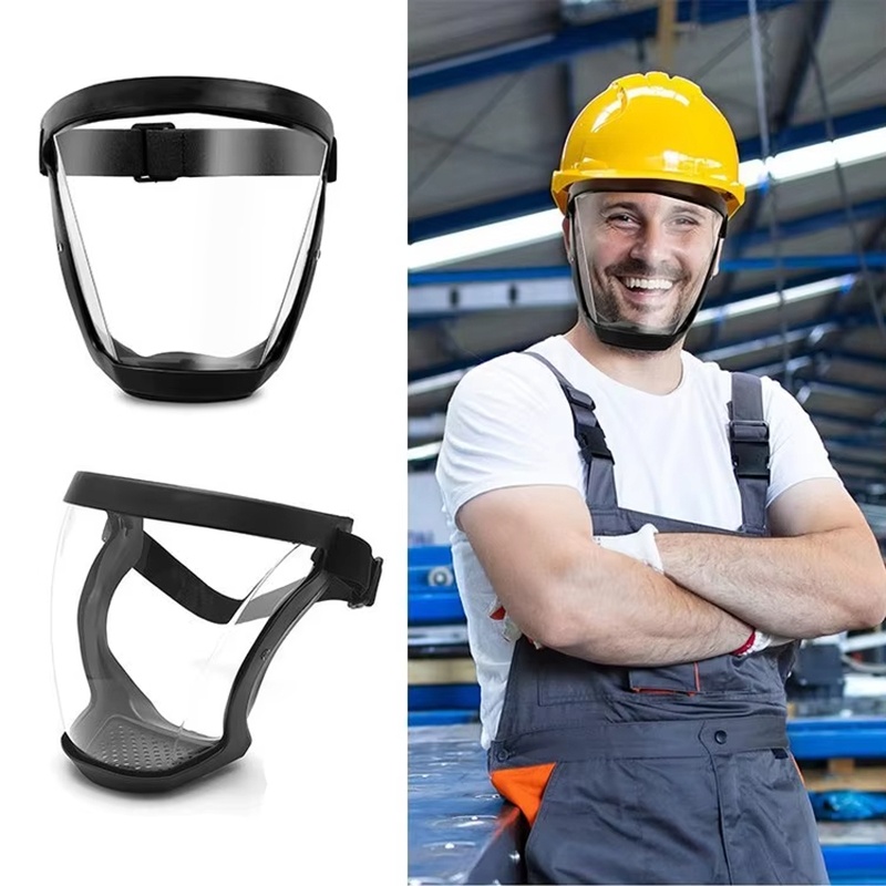 Anti Pollution Mask - Pelindung Wajah Transparan Dapat Digunakan Kembali