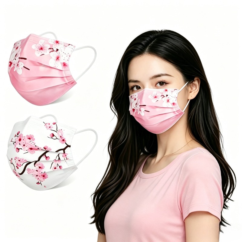 Cloth Face Mask Washable - 10 Buah Masker Wajah Motif Bintang