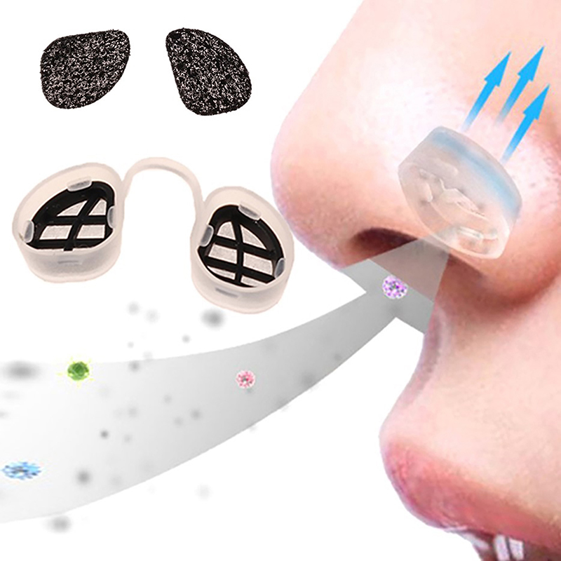 Anti Pollution Mask - Masker hidung nyaman tidak terlihat, penyaring