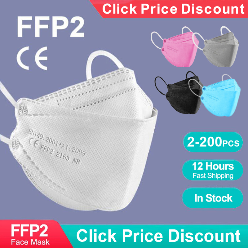 Masker KN95 FFP2 Bentuk Ikan D - Anti Pollution Mask ulasan dan harga