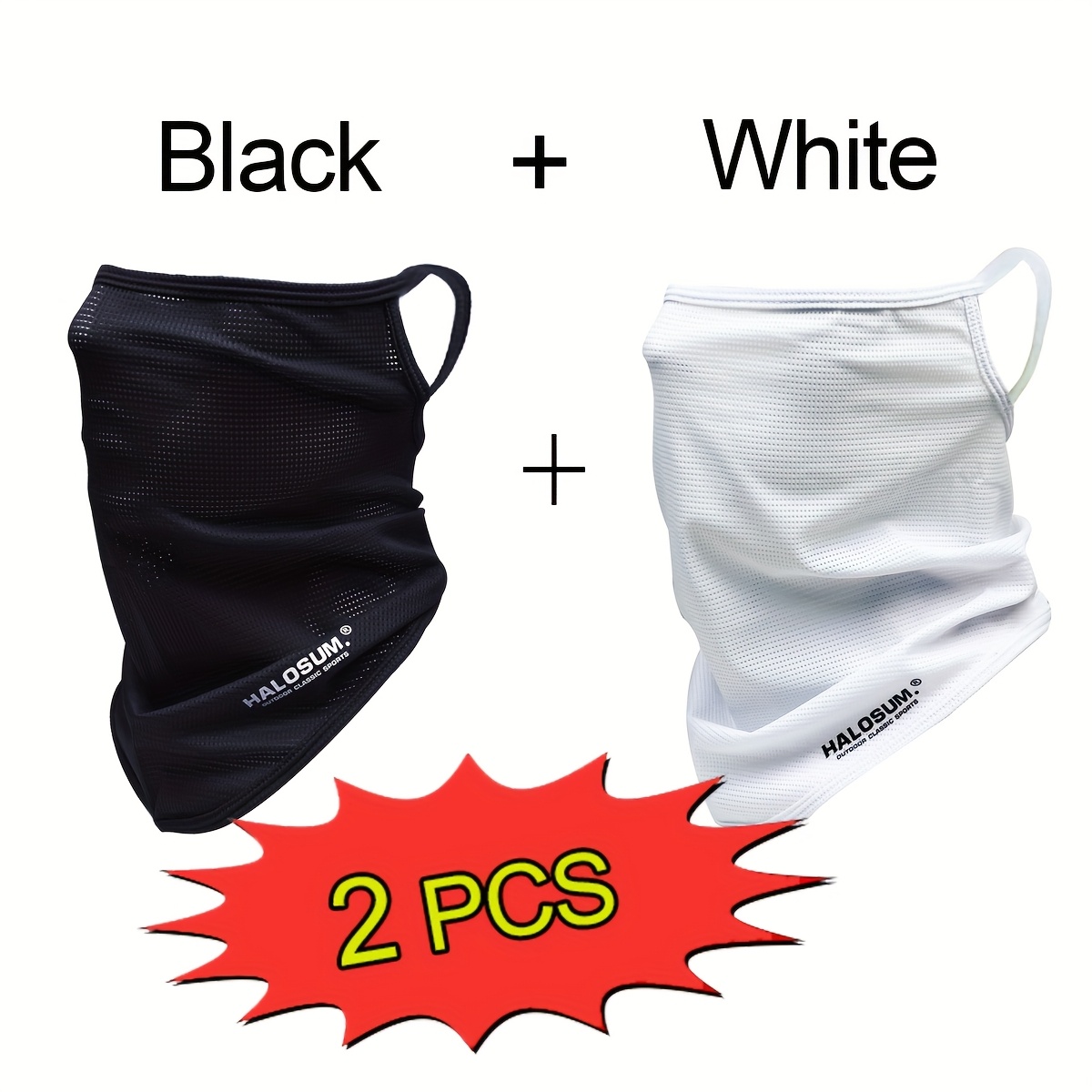 1/2 Buah Masker Wajah Sutra Es - Sports Mask Breathable ulasan dan harga