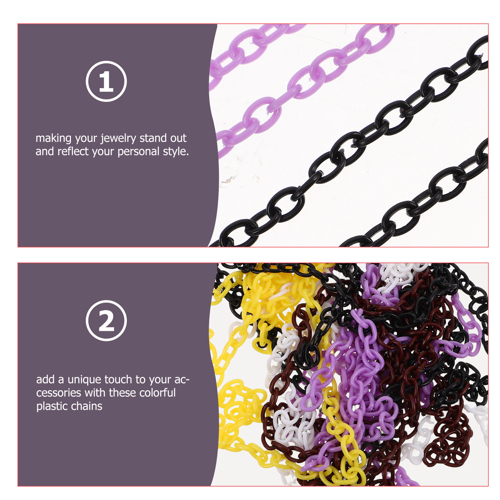 10 Buah Rantai Jam Tangan Plas - Mask Chain Holder ulasan dan harga